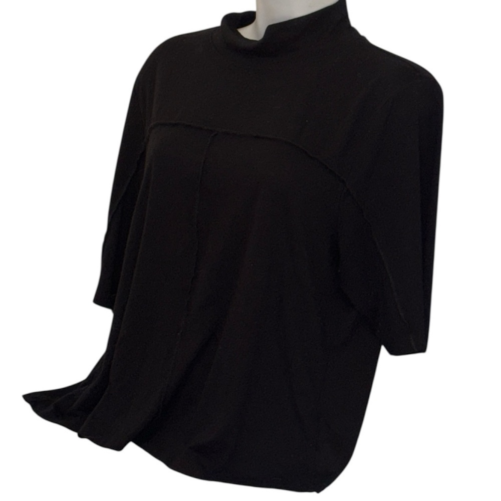 DKNY Black Women's cowl neck Top Size XL